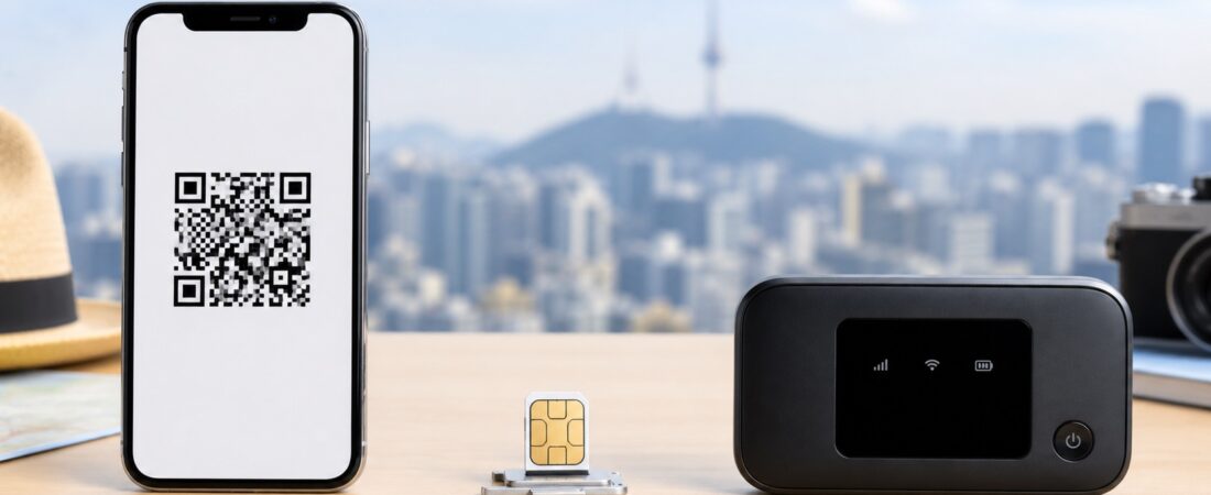Korea eSIM vs SIM Card vs Pocket Wi-Fi