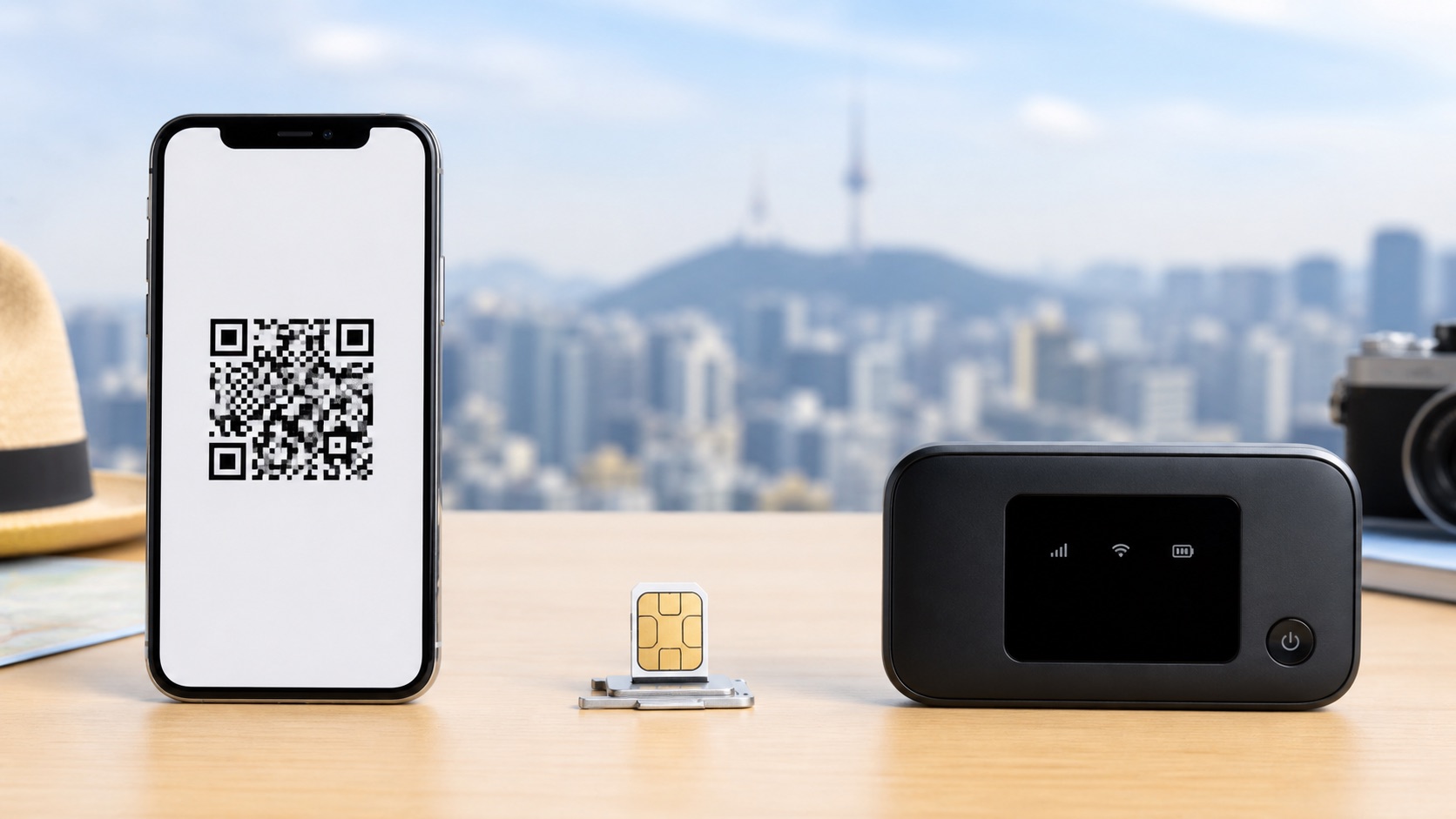 Korea eSIM vs SIM Card vs Pocket Wi-Fi