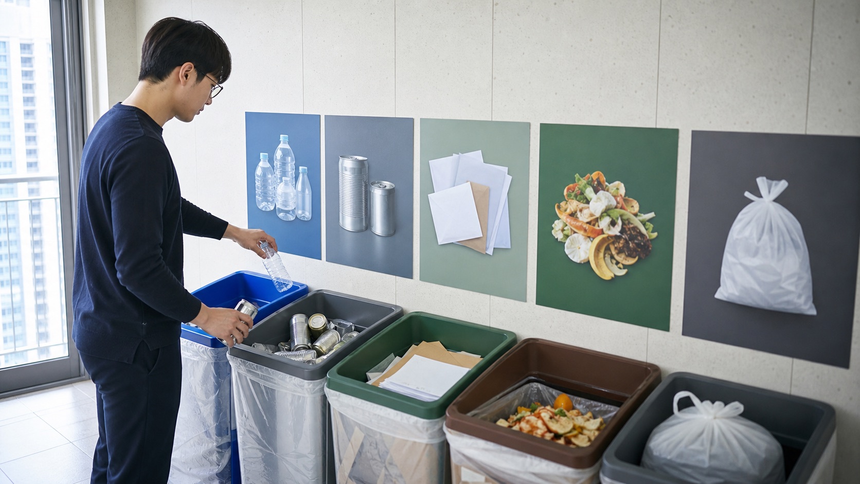 How to Separate Trash and Recycling in Korea